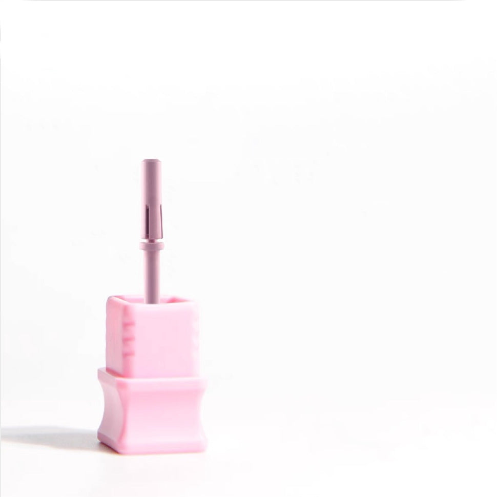 Straight Macaron Color Axis Core Manicure Implement With Mini Sand Ring