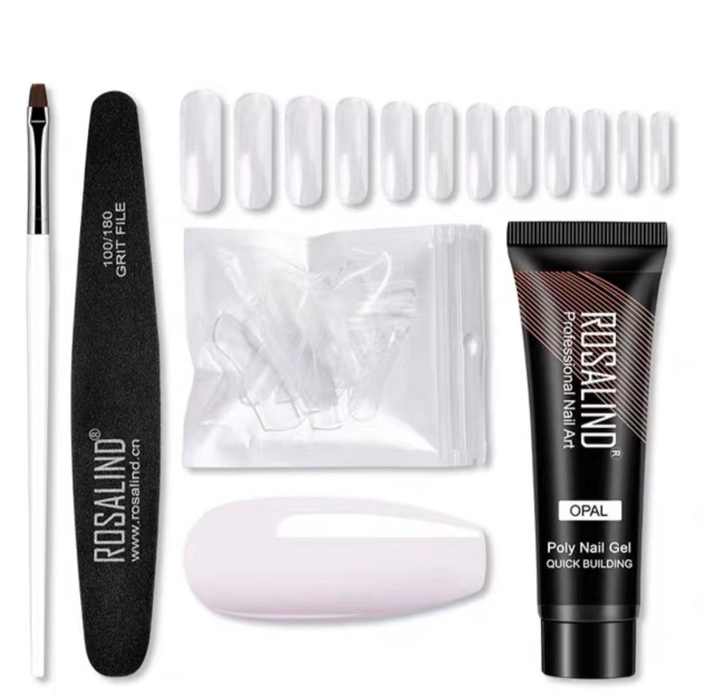Extension Gel Polish Kit For Manicure Poly Nail Gel Set For