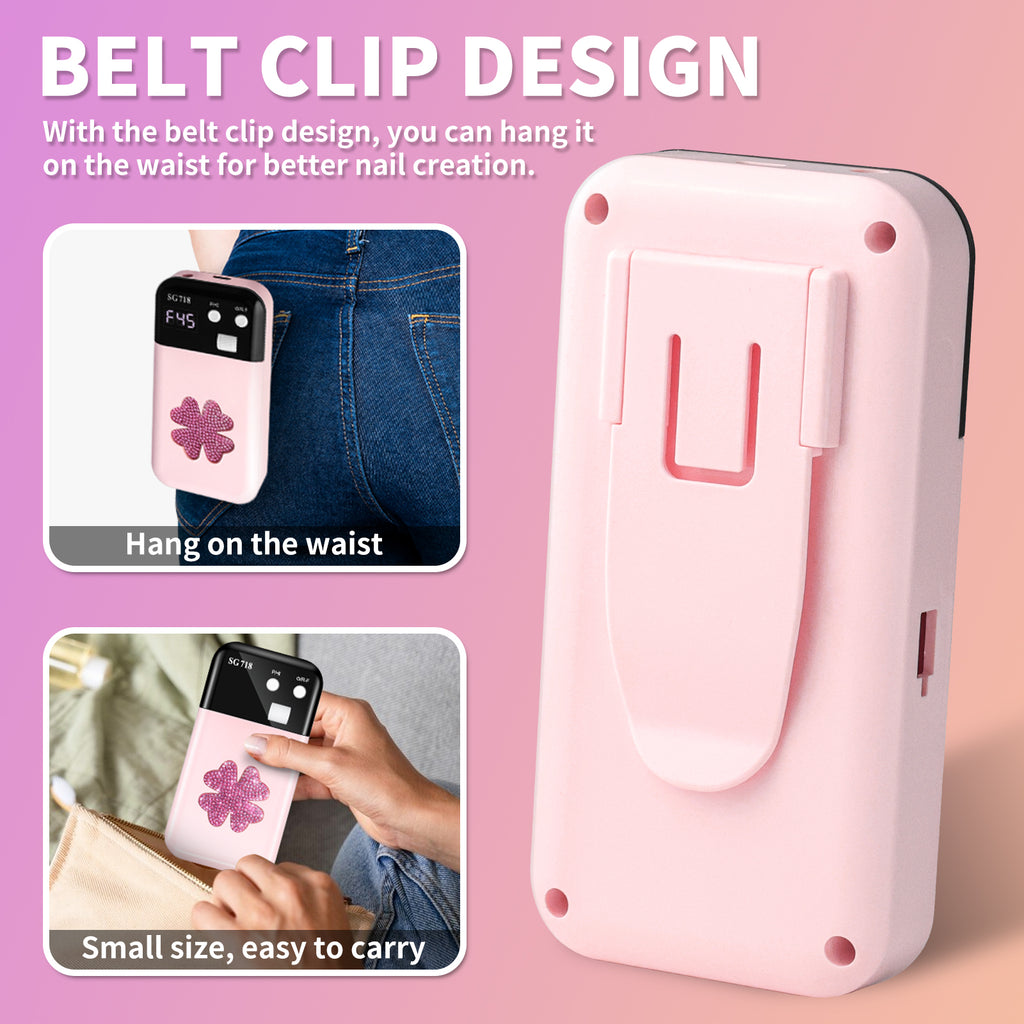 Rechargeable Nail Drill 45000 RPM - Electric Nail File For Shaping, Removing & Polishing Gel Nails-Lightweight & Easy To Use-Perfect For Home & Salon Manicure Pedicure
