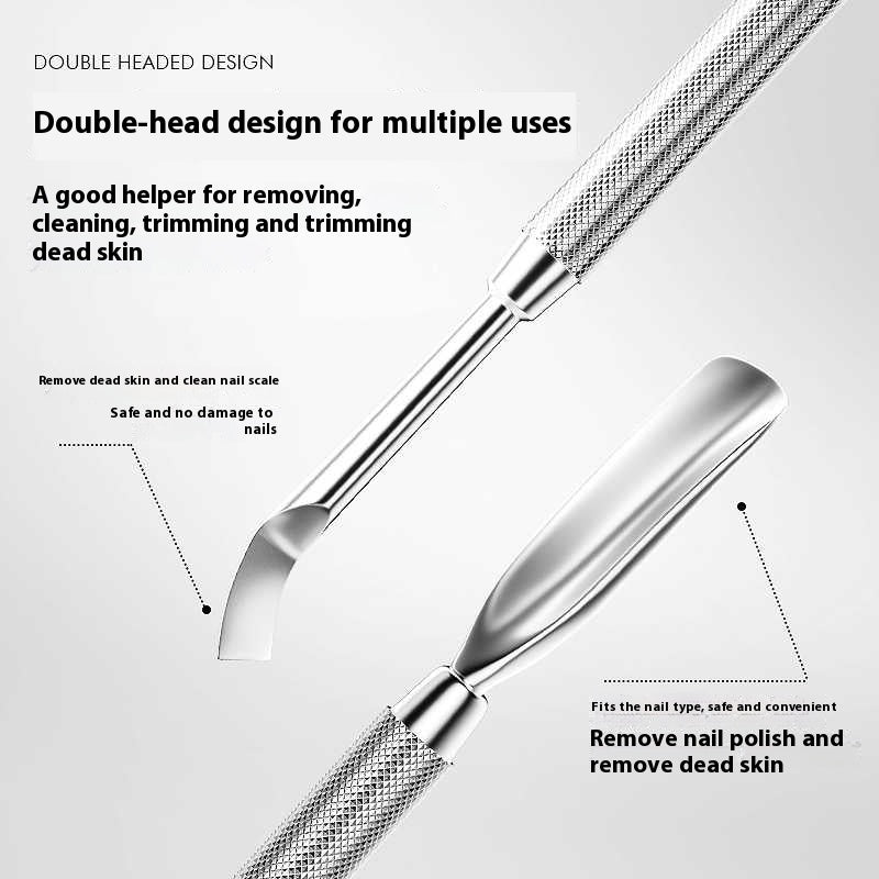 Cuticle Nipper Manicure Steel Push Nail Beauty Tool Set