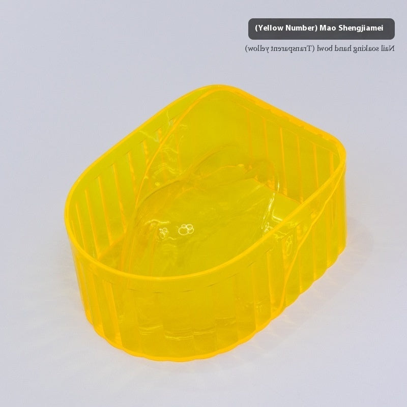 Simple Transparent Manicure Bowl For Nail Polishing