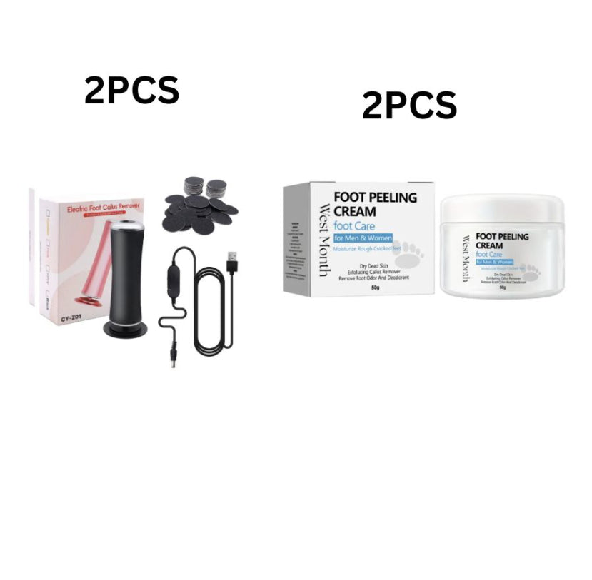 Electric Foot Callus Remover Foot Care File Heels Dead Skin Pedicure Tool Electronic Foot Grinder And Replacement Sandpaper
