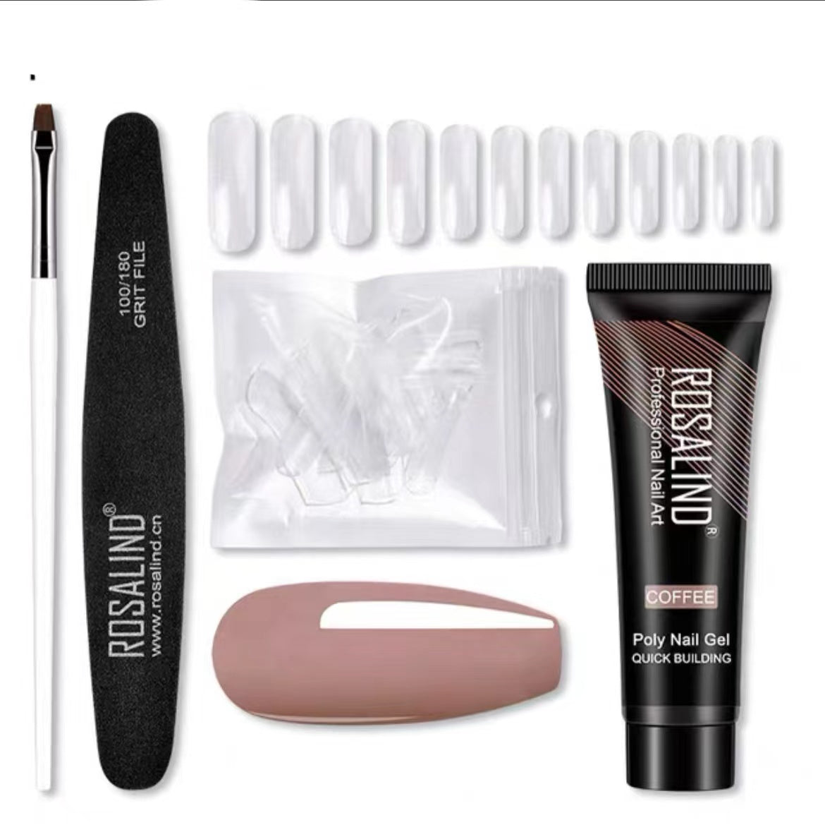 Extension Gel Polish Kit For Manicure Poly Nail Gel Set For