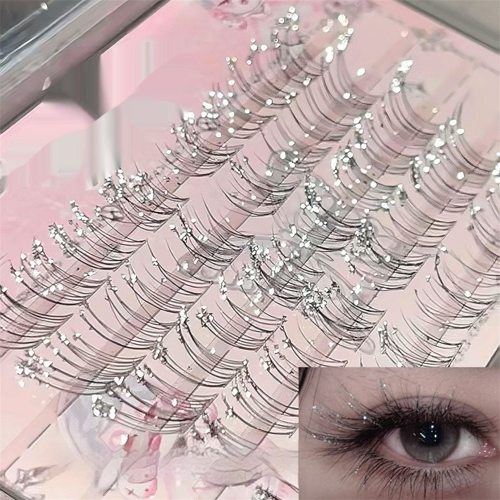 Broken Diamond False Eyelashes Are Conspicuous And Large