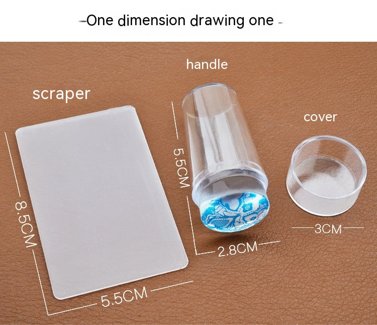 Manicure French Transparent Silicone Stamp