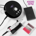 45000RPM Professional Electric Nail Drill Manicure Machine Low Noise Nails Sander Set Portable Nail Drill Tools, Used For Sanding And Polishing, Suitable For Use In Both Home And Salon Settings.