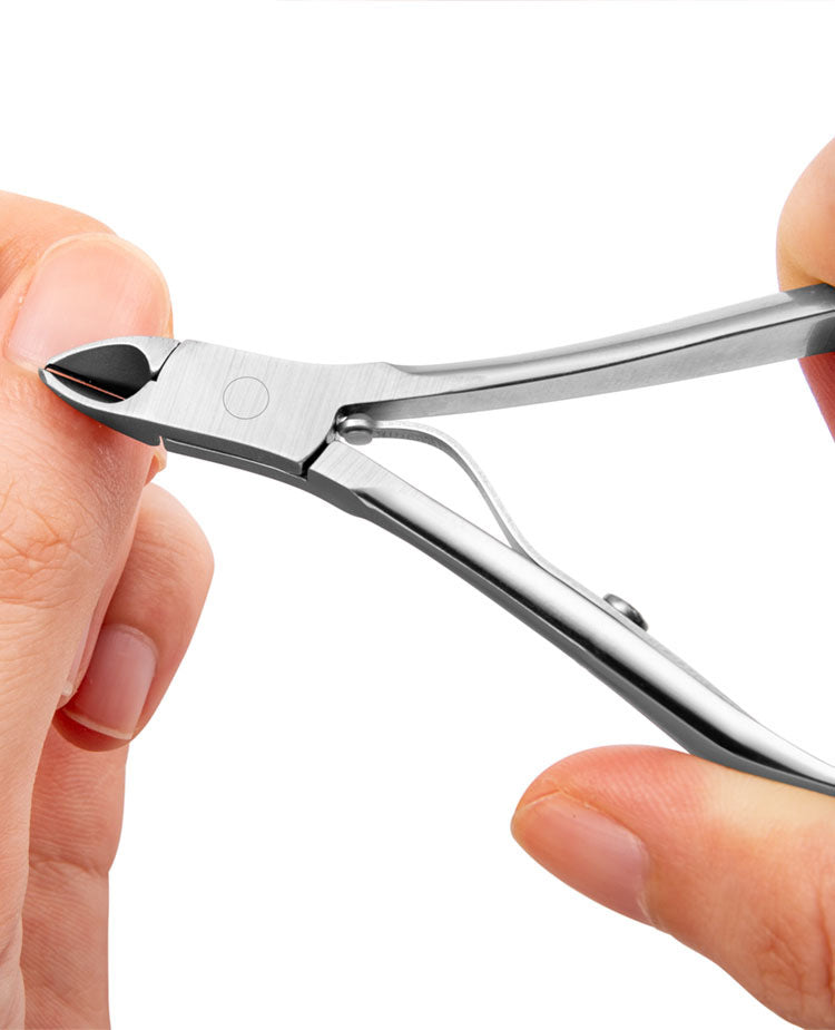 Nail Clippers Manicure Cuticle Nipper Bent Nose Plier