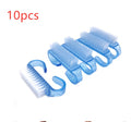 10 Pieces Nail Cleaning Clean Brush Hot sales Tool File Manicure Pedicure Soft Remove Dust Small Angle Clear Tools Sets