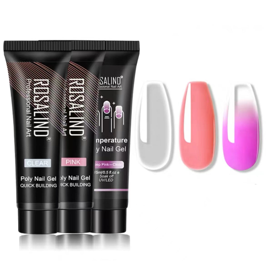 Extension Gel Polish Kit For Manicure Poly Nail Gel Set For