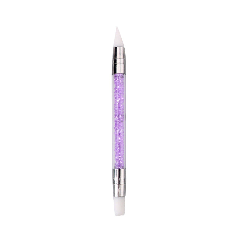 Silicone Pen With Drill Manicure Implement