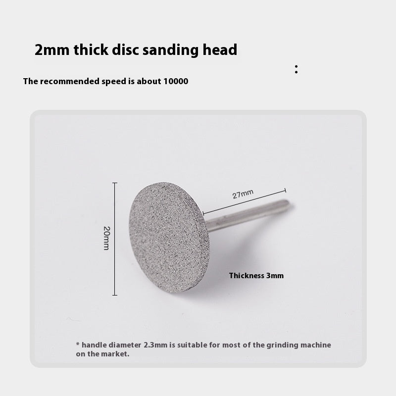 Manicure Implement Flying Saucer Plate Grinding Head Modified Square