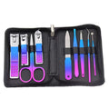 Stainless Steel Manicure Set Tools US Zipper Bag 18-piece Set