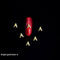 26 Letter Alloy Nail Ornament Nail Crystal