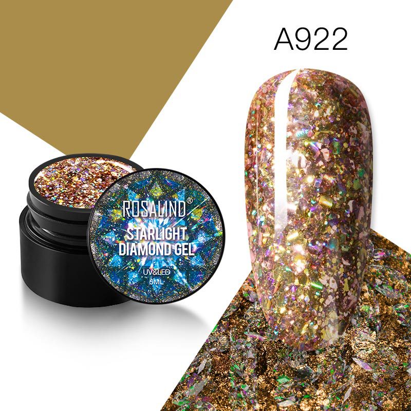 Diamond Glue 5ML Gel Nail Polish Seven-color Sequins UV Glue