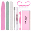 Manicure Implement Polishing Suit Exfoliating Steel Push Finger Splitter