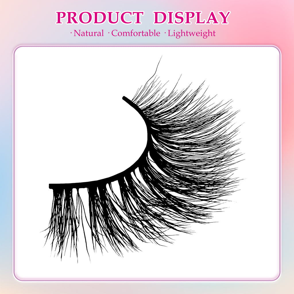 3D Premium Faux Mink False Eyelashes MK-01