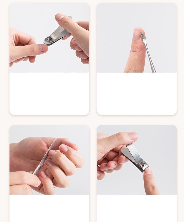 Stainless Steel Pedicure Manicure Full Set Of Tools