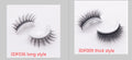 Reusable 3D Mink Lashes Natural False Eyelashes Self Adhesive Fake Glue Free Makeup Eyelash Extension Silk