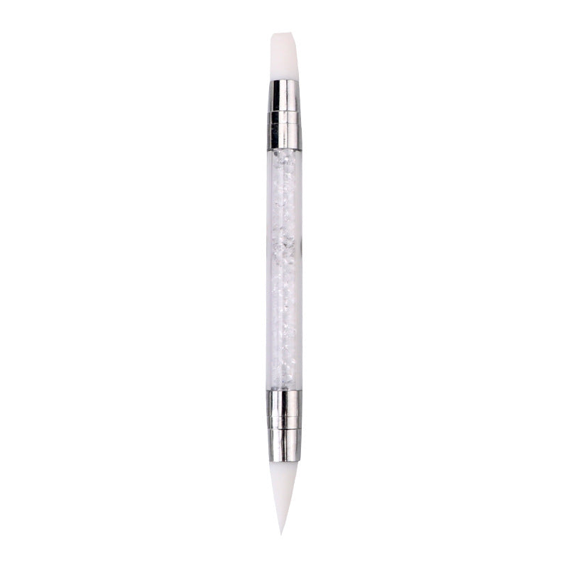 Silicone Pen With Drill Manicure Implement
