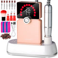 Nail Drill, Portable Electric Nail File 50000RPM, Rechargeable Nail Drill Professional With Bits & Base, For Acrylic Gel Nails, E-File Machine, Manicure Polishing, For Salon Home
