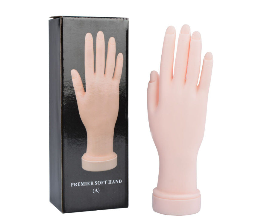 Manicure Tools To Practice Hand Prosthesis Can Be Bent Positioning
