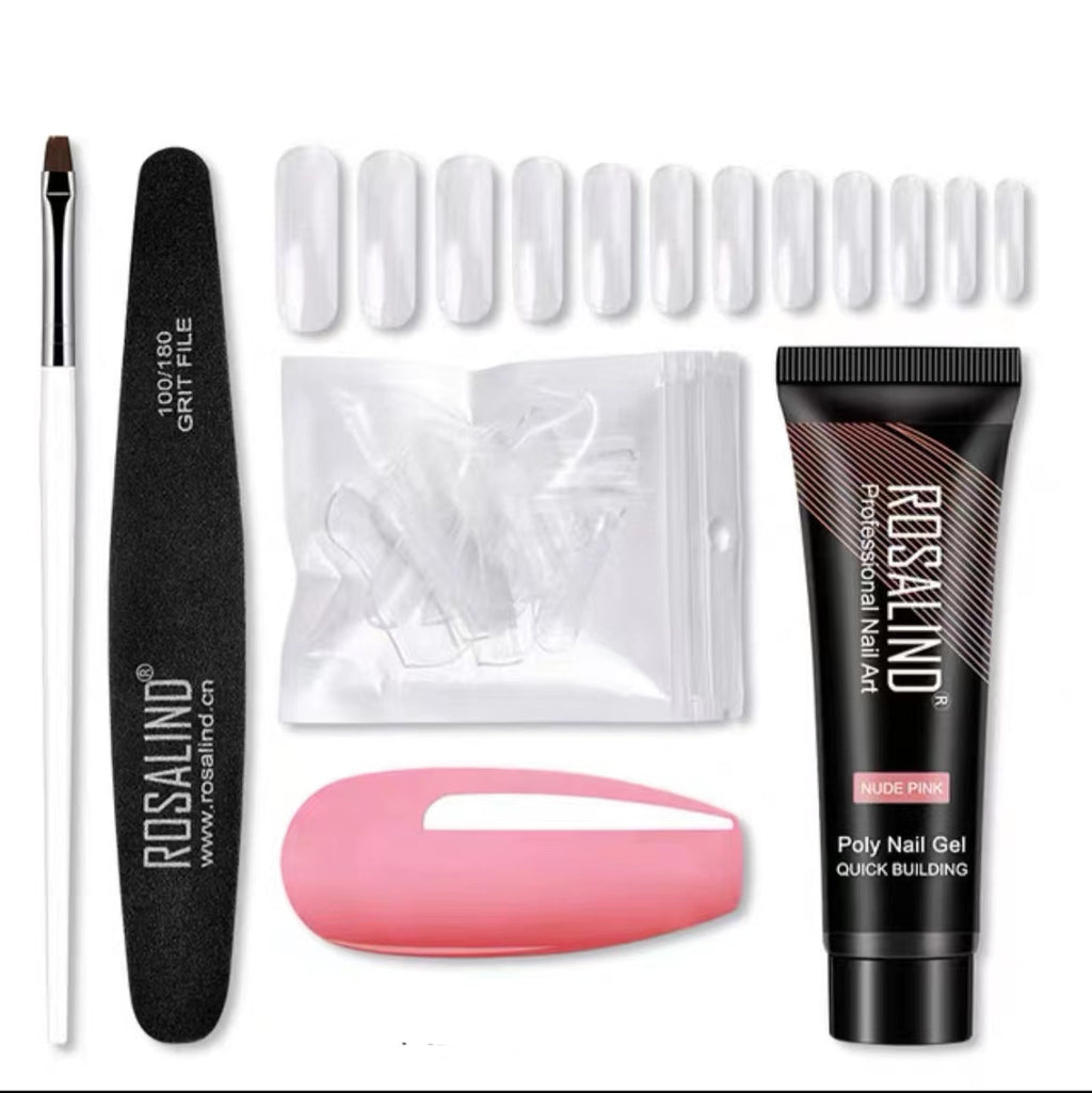 Extension Gel Polish Kit For Manicure Poly Nail Gel Set For