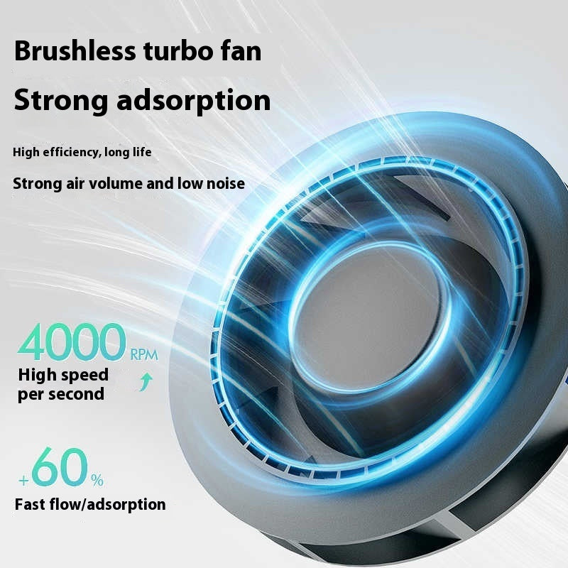 Brushless Turbine Manicure Cleaner Mute Large Suction