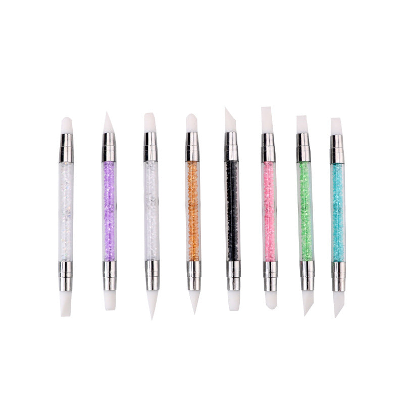 Silicone Pen With Drill Manicure Implement