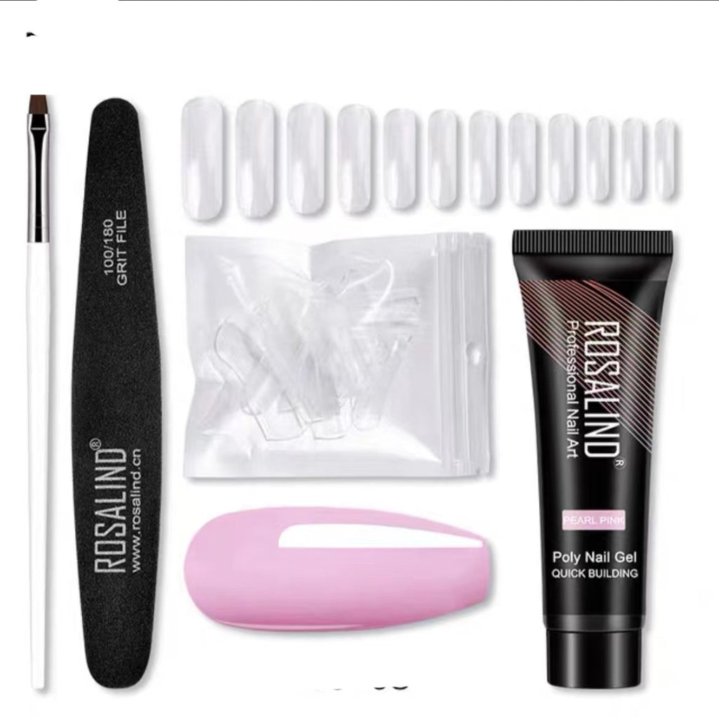 Extension Gel Polish Kit For Manicure Poly Nail Gel Set For