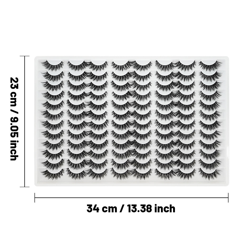 3D False Eyelashes Are Multi-layered, Realistic, Soft And Comfortable