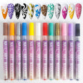 Doodle Nail Art Pen 12-color Liner Paint Brush Nail
