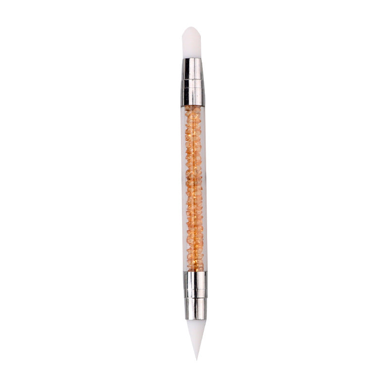 Silicone Pen With Drill Manicure Implement