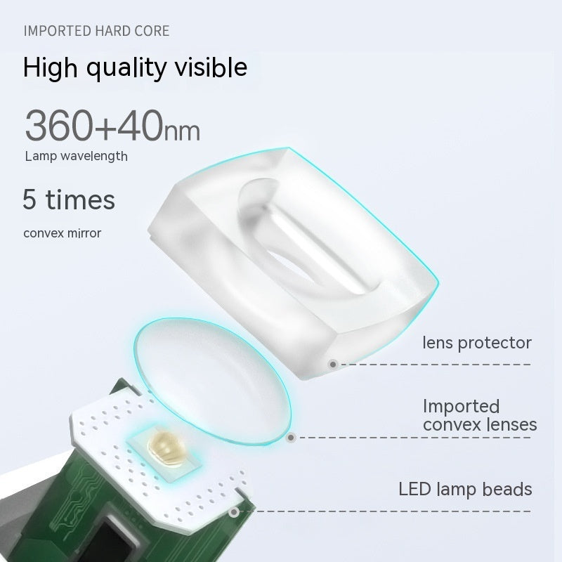 Handheld Manicure In-line Lamps Small Portable Storage
