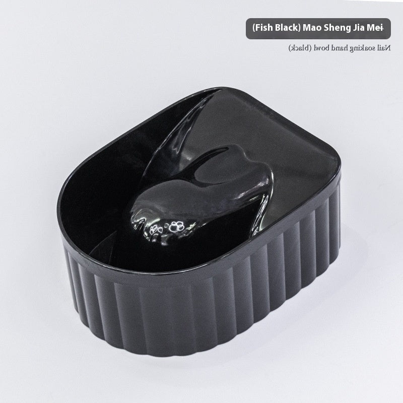 Simple Transparent Manicure Bowl For Nail Polishing